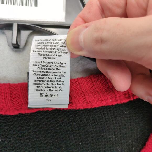 Nightmare Before Christmas Sweater Women's Plus Size 3XL Santa Jack Skellington - Picture 10 of 10